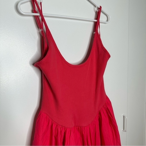 NWT Free People Miami Beet Midi Dress Pink/Rose Size Medium - Picture 3 of 10